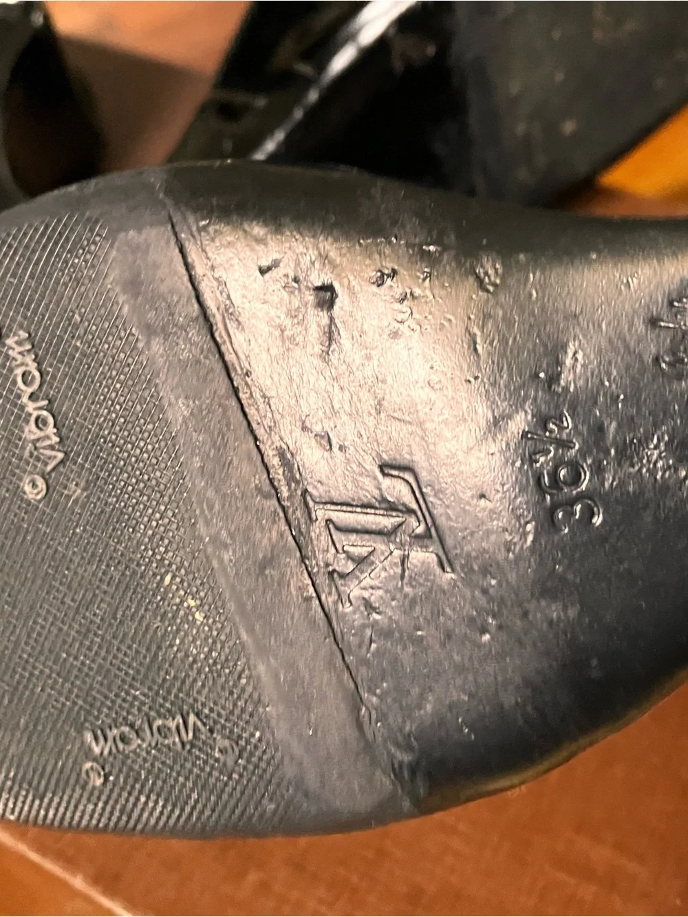 Louis Vuitton Black Patent Leather D'Orsay Flats